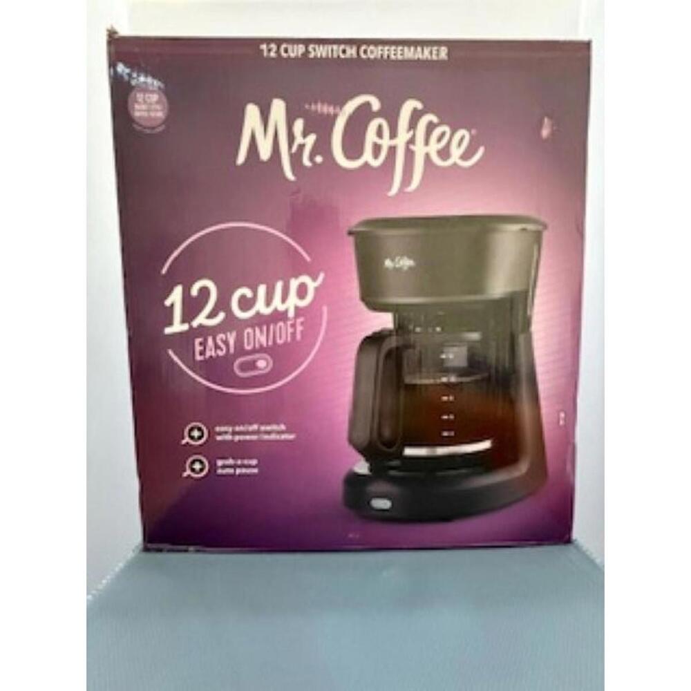 Mr. Coffee 12 Cup Switch Coffee Maker - Black
